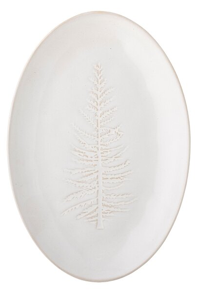 Bloomingville Servírovací talíř WINTER 31 cm, přírodní