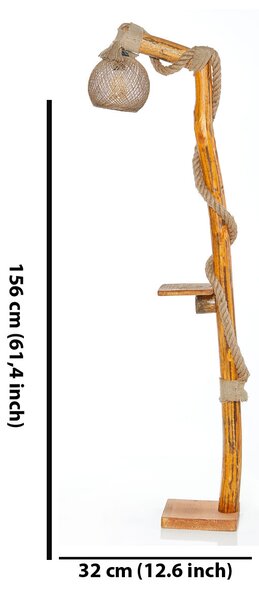 ASIR Stojací lampa ARBOR přírodní