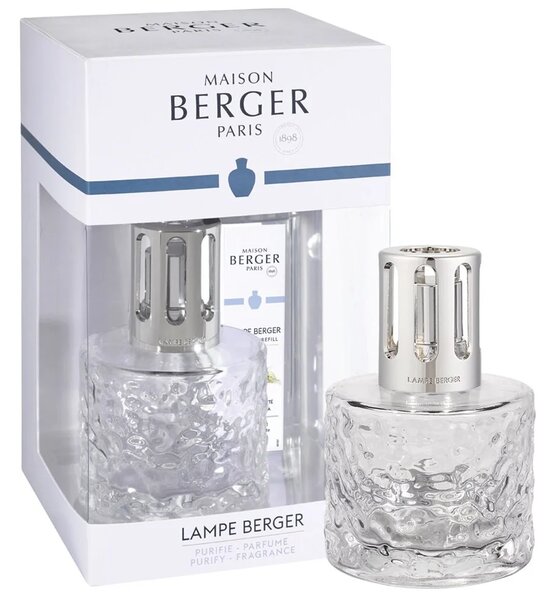 Maison Berger Paris katalytická lampa MIRAGE transparentní + náplň Čistý bílý čaj, 250 ml