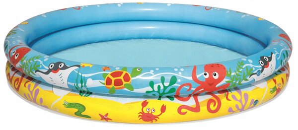 Bazén pro děti 3v1 122 x 20 cm + KOLO + MÍČ Bestway 51124