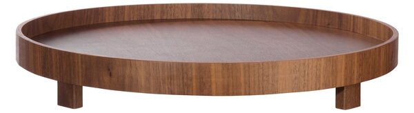 ASA Selection Servírovací tác/podnos na nožičkách WOOD p. 40 cm, hnědý