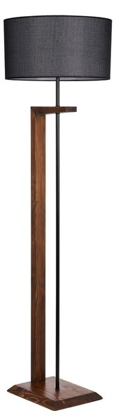 ASIR Stojací lampa MENEKSE černá ořech