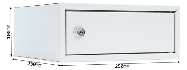 Nábytkový sejf HOME CASE 1, 100 x 250 x 230 mm, mechanický - na klíč
