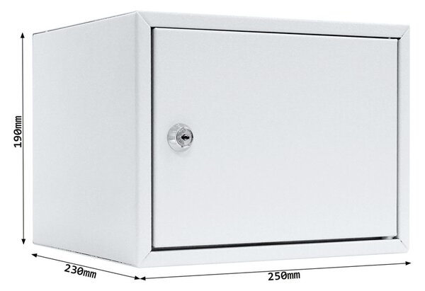 Nábytkový sejf HOME CASE 2, 190 x 250 x 230 mm, mechanický - na klíč
