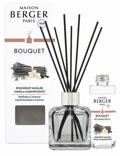 Maison Berger Paris Aroma difuzér CUBE + náplň Velkolepá vanilka 100 ml