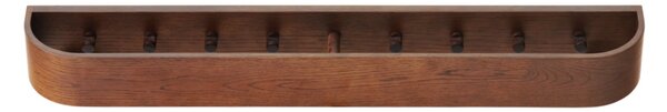 Audo Copenhagen Nástěnný věšák Epoch Dark Stained Oak - 79 cm MN207