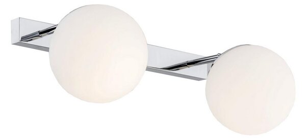 Argon 0840 - Nástěnná lampa SATELITE 2xE27/15W/230V lesklý chrom