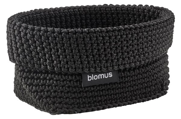 Blomus Háčkovaný košík TELA M černý