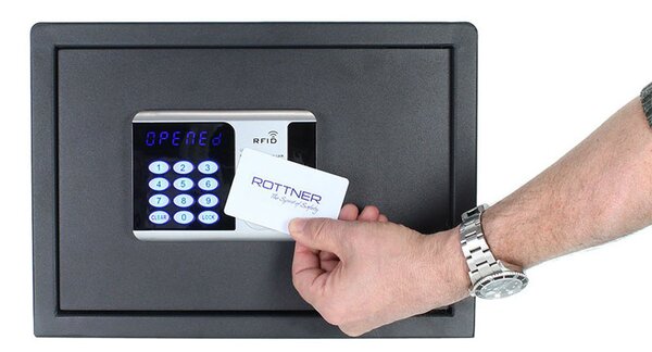 Nábytkový elektronický sejf RFID 1, 250 x 350 x 250 mm, RFID čip/karta