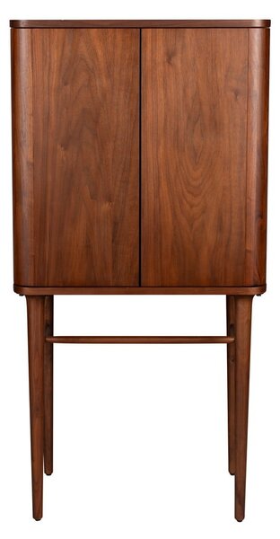 Hnědá skříňka v dekoru ořechu s posuvnými dveřmi 62x125x45 cm Morrison – Dutchbone