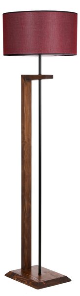ASIR Stojací lampa MENEKSE ořech červená