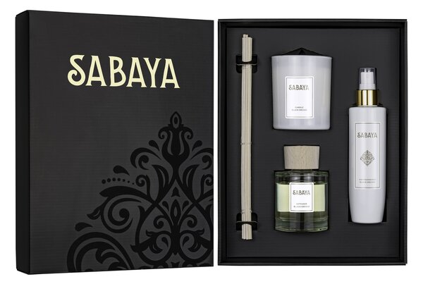 SABAYA Dárková sada Luxury Collection bytová kosmetika Černá orchidej