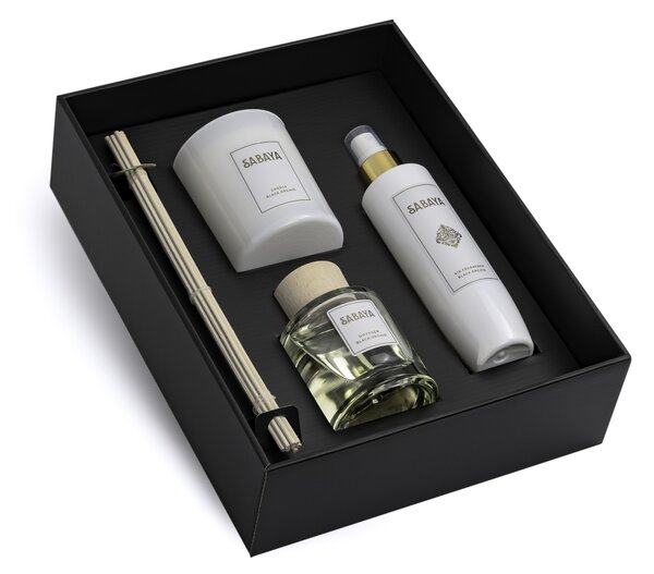 SABAYA Dárková sada Luxury Collection bytová kosmetika Černá orchidej