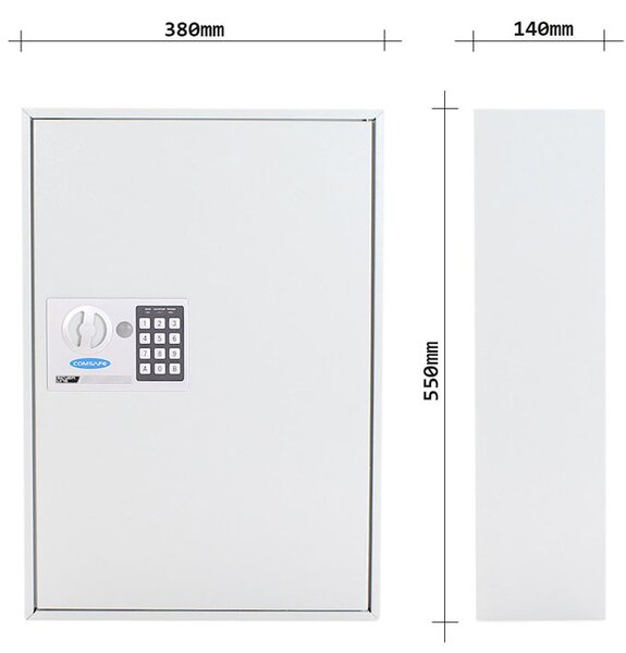 Skříňka na klíče s elektrickým zámkem S-150 EL, na 150 klíčů