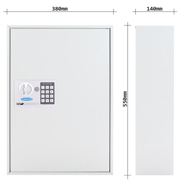 Skříňka na klíče s elektrickým zámkem S-200 EL, na 200 klíčů