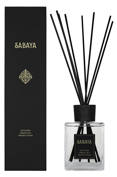 SABAYA Aroma difuzér ZELENÝ ČAJ A OPUNCIE 500 ml