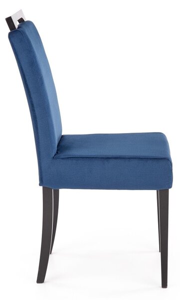 Halmar Jídelní židle CLARION 2 velvet modrá