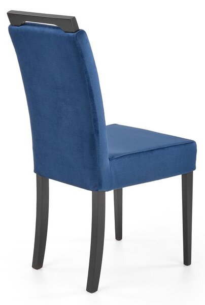 Halmar Jídelní židle CLARION 2 velvet modrá