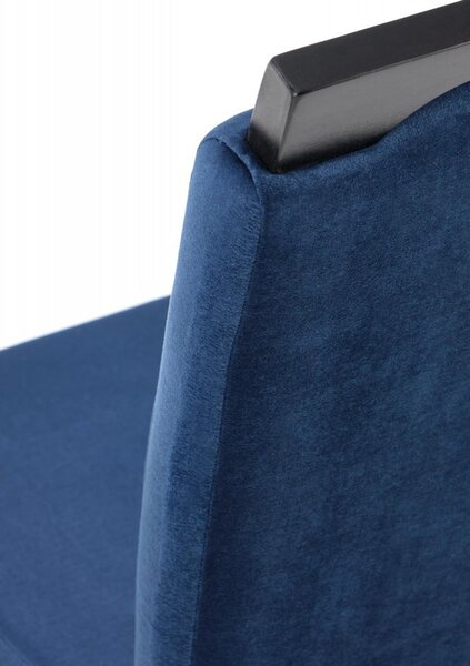 Halmar Jídelní židle CLARION 2 velvet modrá
