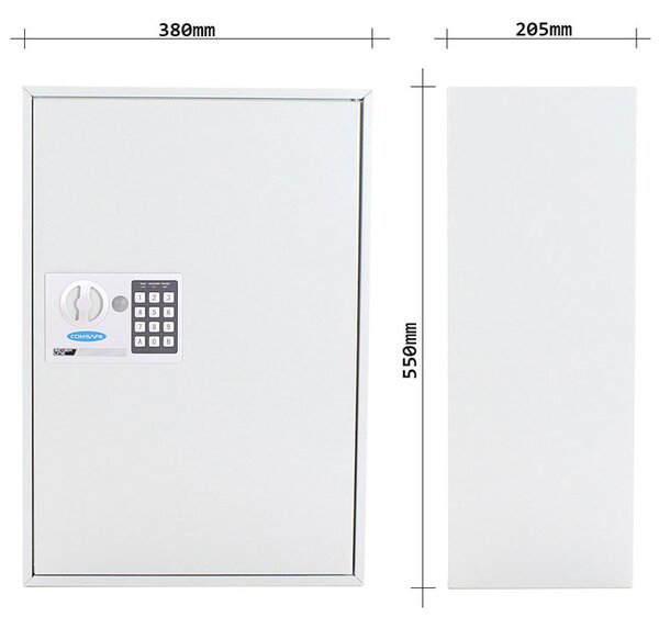 Skříňka na klíče s elektrickým zámkem S-300 EL, na 300 klíčů