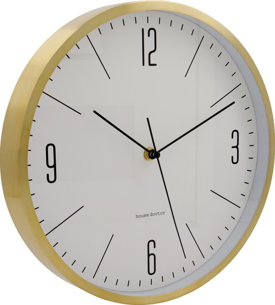 Nástěnné hodiny House Doctor HOUR P.30cm zlaté
