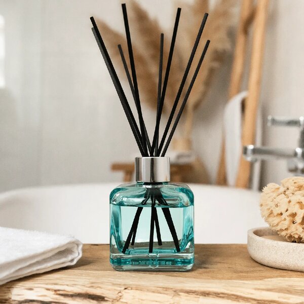 Maison Berger Paris Aroma difuzér Cube + náplň Proti zápachu z koupelny – Aquatic vůně 100 ml