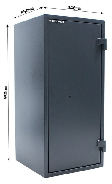 Ohnivzdorný nábytkový trezor FIRE HERO 100, 950 x 440 x 450 mm, mechanický - na klíč