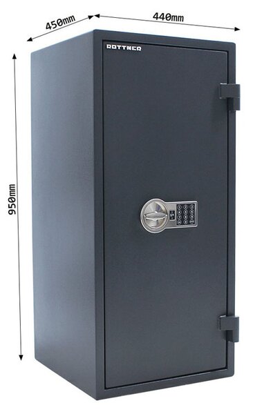 Ohnivzdorný nábytkový trezor FIRE HERO 100 EL, 950 x 440 x 450 mm, elektronický zámek