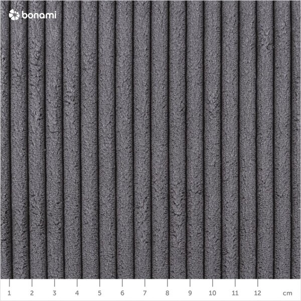 Tmavě šedá čalouněná jednolůžková postel s úložným prostorem 90x200 cm Cabana – Meise Möbel