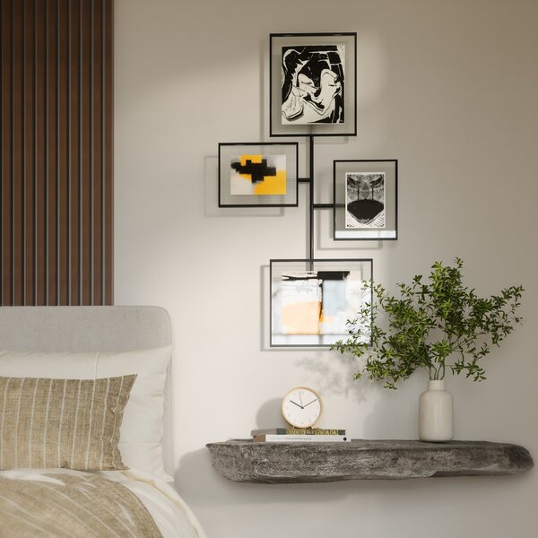 Rámečky Umbra Galerie set 4 ks černá