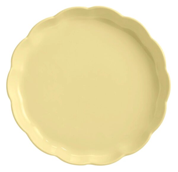 Emile Henry Koláčová forma MADELEINE nízká p. 31 cm vanilková