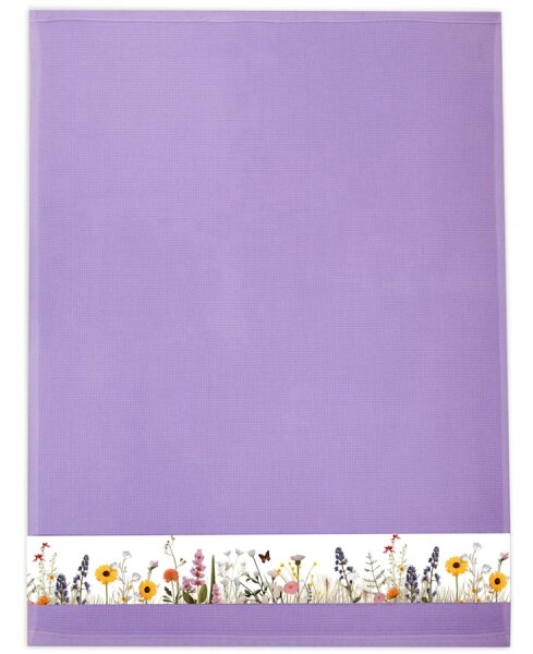 Framsohn Kuchyňská utěrka FLOWER MEADOW 50 x 70 cm fialová