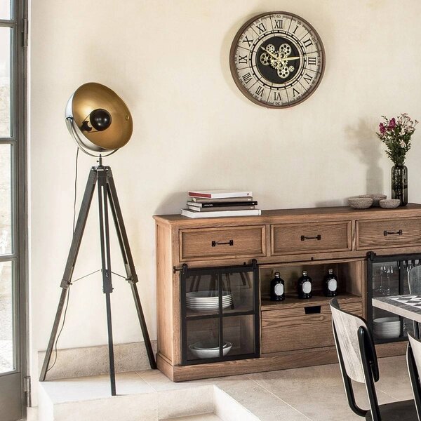 ATMOSPHERA Stojací lampa Lahti 156,5 cm černá