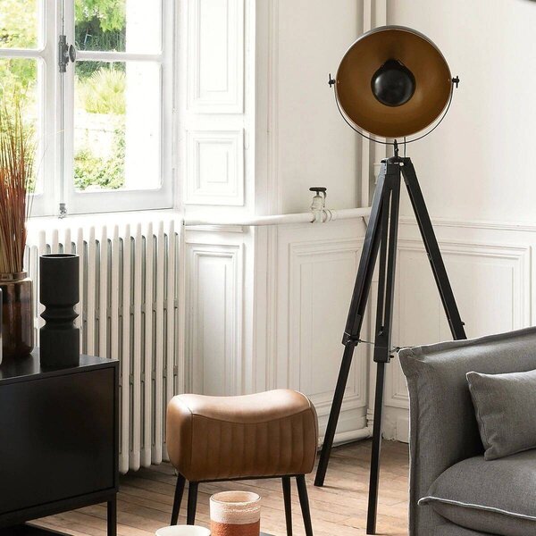 ATMOSPHERA Stojací lampa Lahti 156,5 cm černá