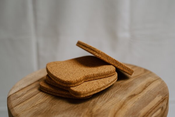Korková podložka TOAST pod hrnek 11 x 10,5 cm