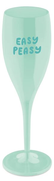 Koziol Sklenička CHEERS bílá s potiskem EASY PEASY 100 ml