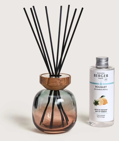 Maison Berger Paris Aroma difuzér Wood zelený + náplň Verbena 180 ml