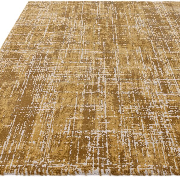 Tribeca Design Kusový koberec Zoom Abstract Gold Rozměry: 120x170 cm