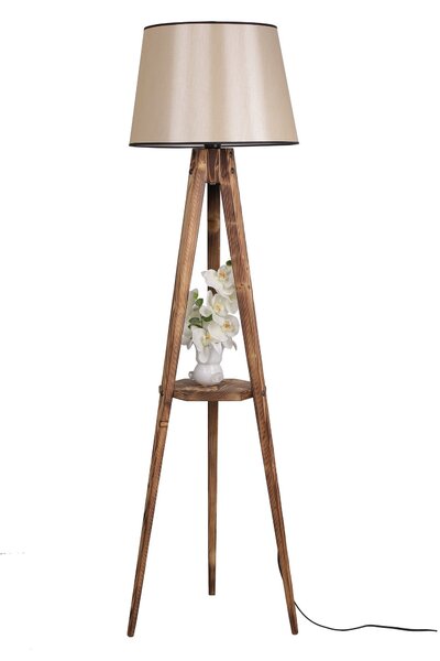 ASIR Stojací lampa YANIK hnědá
