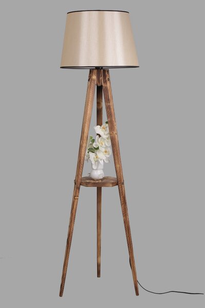 ASIR Stojací lampa YANIK hnědá