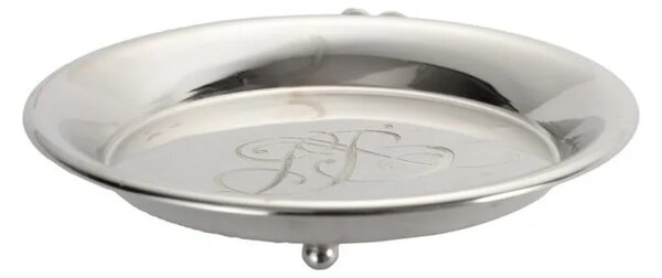 Kovový podstavec pod svíčku BELLARA s monogramem LB 14 cm Lene Bjerre