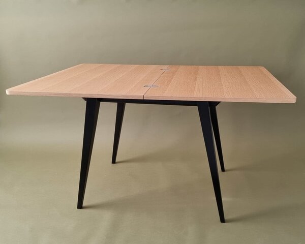 Rozkládací jídelní stůl s deskou v dekoru jasanového dřeva 65x90 cm Envelope – Ragaba