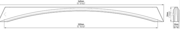 Siro BAUER chrom lesklý 160 mm