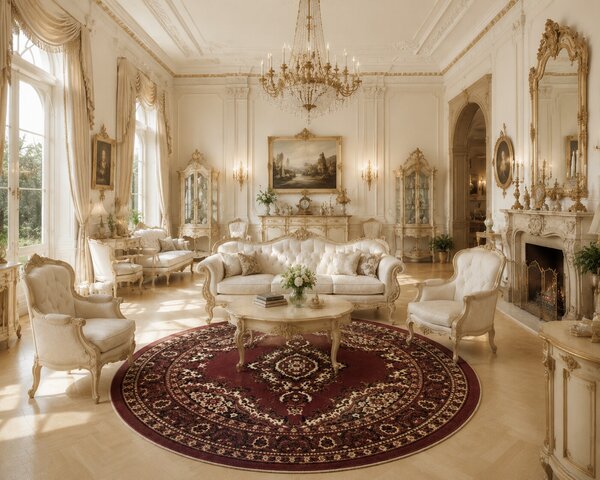 Alfa Carpets, TRHÁK: Kusový koberec TEHERAN T-102 brown kruh, 190x190 (průměr) kruh, hnědá, chodba / předsíň