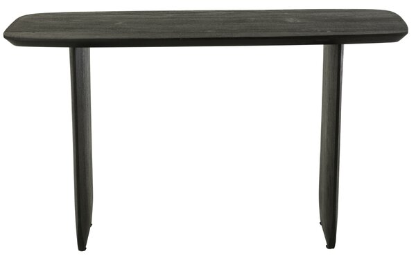 -25 % Dny MOMENTI– J-line Černý dřevěný toaletní stolek Acacia 130 x 76,2 cm