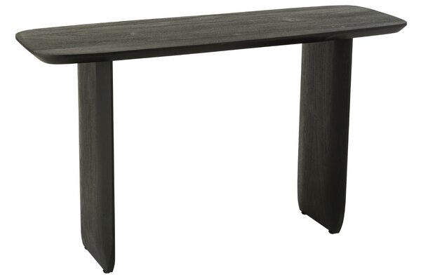 -25 % Dny MOMENTI– J-line Černý dřevěný toaletní stolek Acacia 130 x 76,2 cm