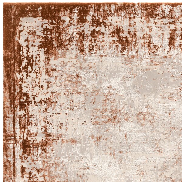 Tribeca Design Kusový koberec Zoom Border Terracotta Rozměry: 120x170 cm