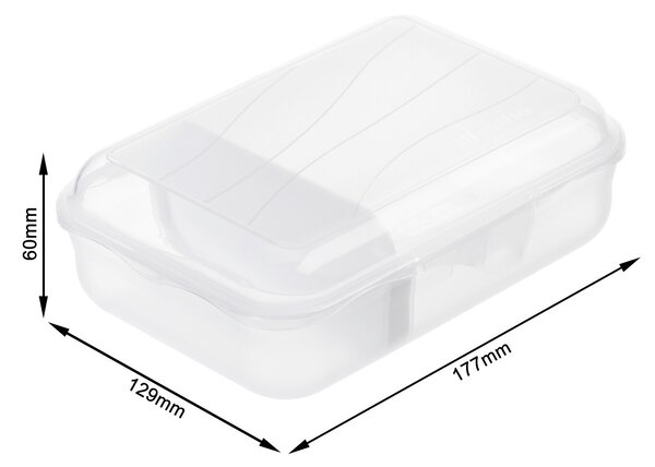 Rotho Svačinový box, dělený s přepážkou, FUNBOX, 0,9l