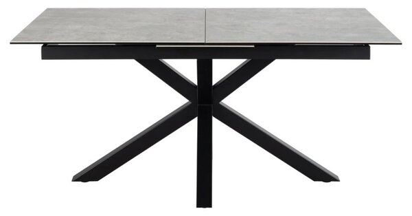 Actona Jídelní rozkládací stůl Heaven 168/210 cm šedý/černý