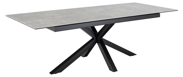 Actona Jídelní rozkládací stůl Heaven 200/240 cm šedý/černý